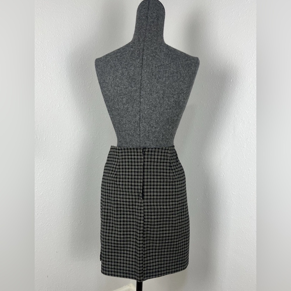Vintage Studio 90s Gingham Plaid Pleated Skirt School Girl Size 12 Made in USA - Picture 11 of 11